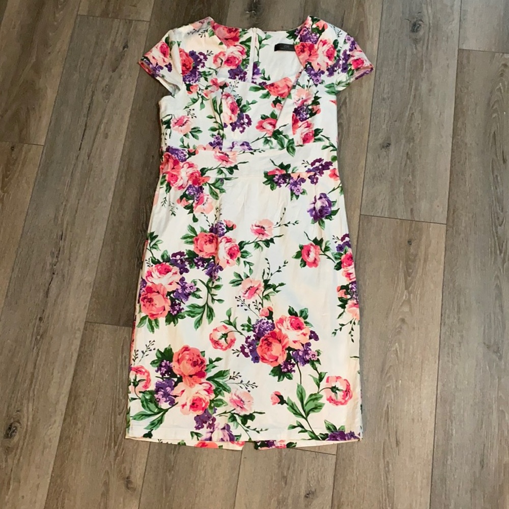 Floral dress.